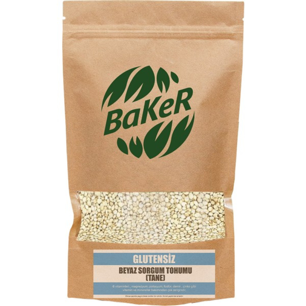 Baker Glutensiz Beyaz Sorgum Tohumu - 500 gr Un ve İrmik Fiyatı