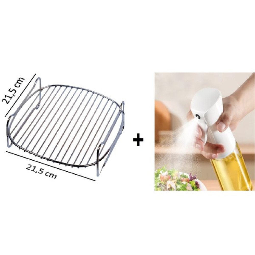 Baker Home Airfryer Izgara Teli ve Sprey Yağdanlık Seti, 2 Liset Mutfak Gereçleri Fiyatı