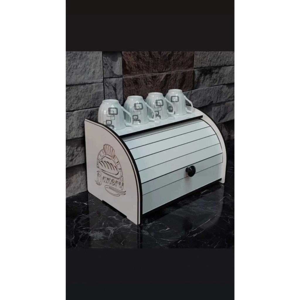 Bakerybox-Ekmeklik-Raf - Beyaz Diğer Fiyatı
