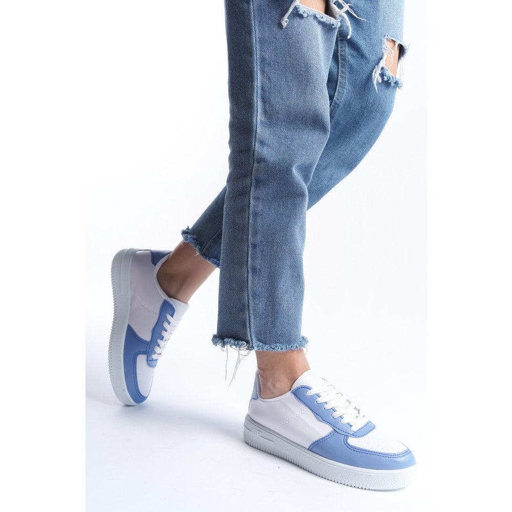 BAKGİY Beyaz-Mavi Kadın Sneaker 39 Beden Spor Ayakkabı Fiyatı