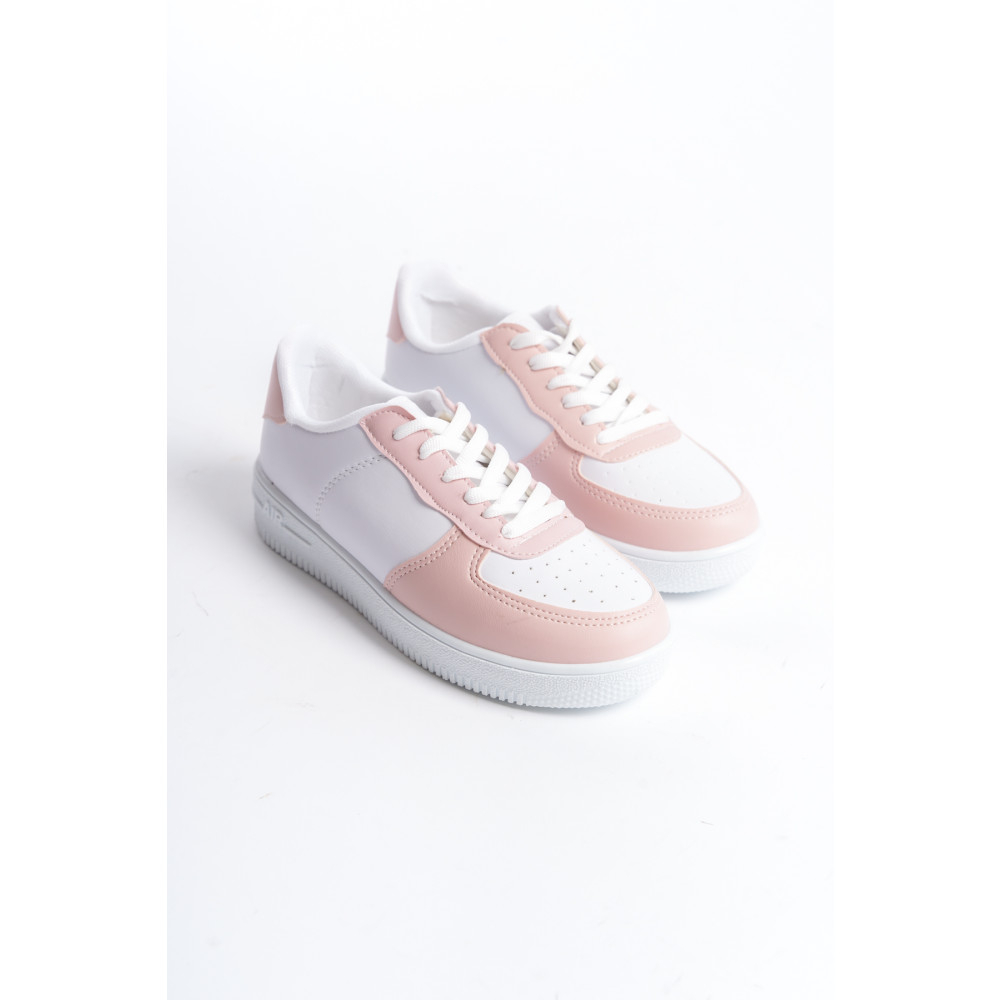 BAKGİY Beyaz-Pudra Kadın Sneaker 37 Beden Spor Ayakkabı Fiyatı