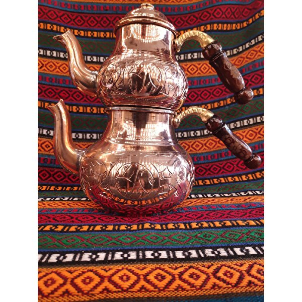Bakır Çaydanlık Büyük Boy - NO 2 Çay / Çaydanlık Setleri Fiyatı