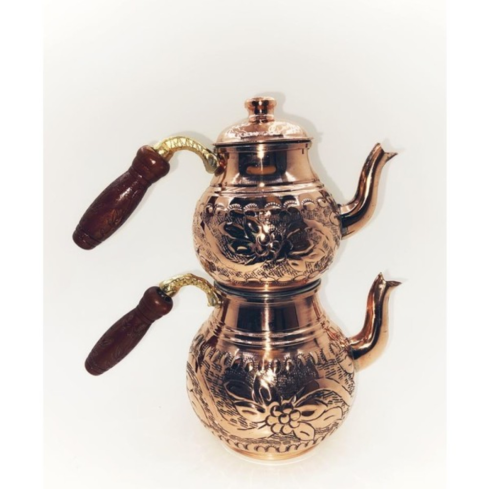 Bakır Çaydanlık Mini Boy Çay / Çaydanlık Setleri Fiyatı