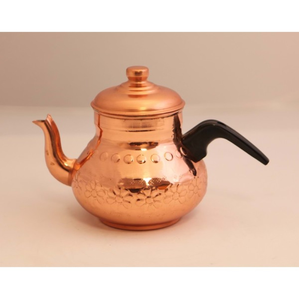 Bakır Demlik Bakalit Kulp Kızıl Çay / Çaydanlık Setleri Fiyatı