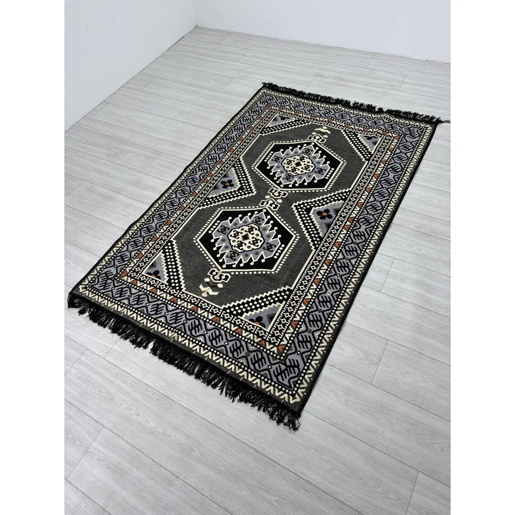 Bakırözü Home Pamuk Polyester Karışımlı Otantik Şark Köşesi Kilimi - Yahyalı Gri Modeli Yıkanabilir Kilim - 200 x 300 cm SSD / Solid State Drive Fiyatı