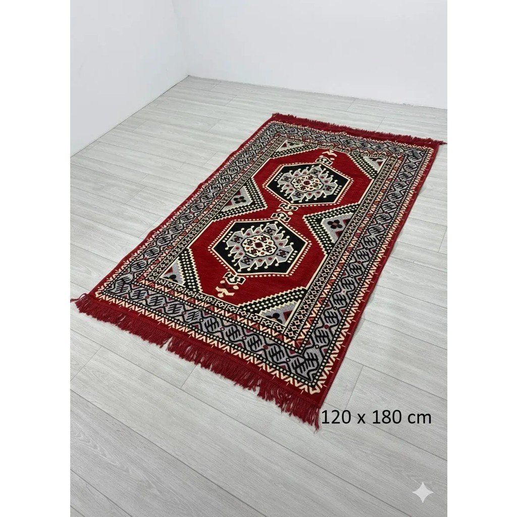 Bakırözü Home Pamuk Polyester Karışımlı Otantik Şark Köşesi Kilimi - Yahyalı Kırmızı Modeli Yıkanabilir Kilim - 300 x 400 cm SSD / Solid State Drive Fiyatı