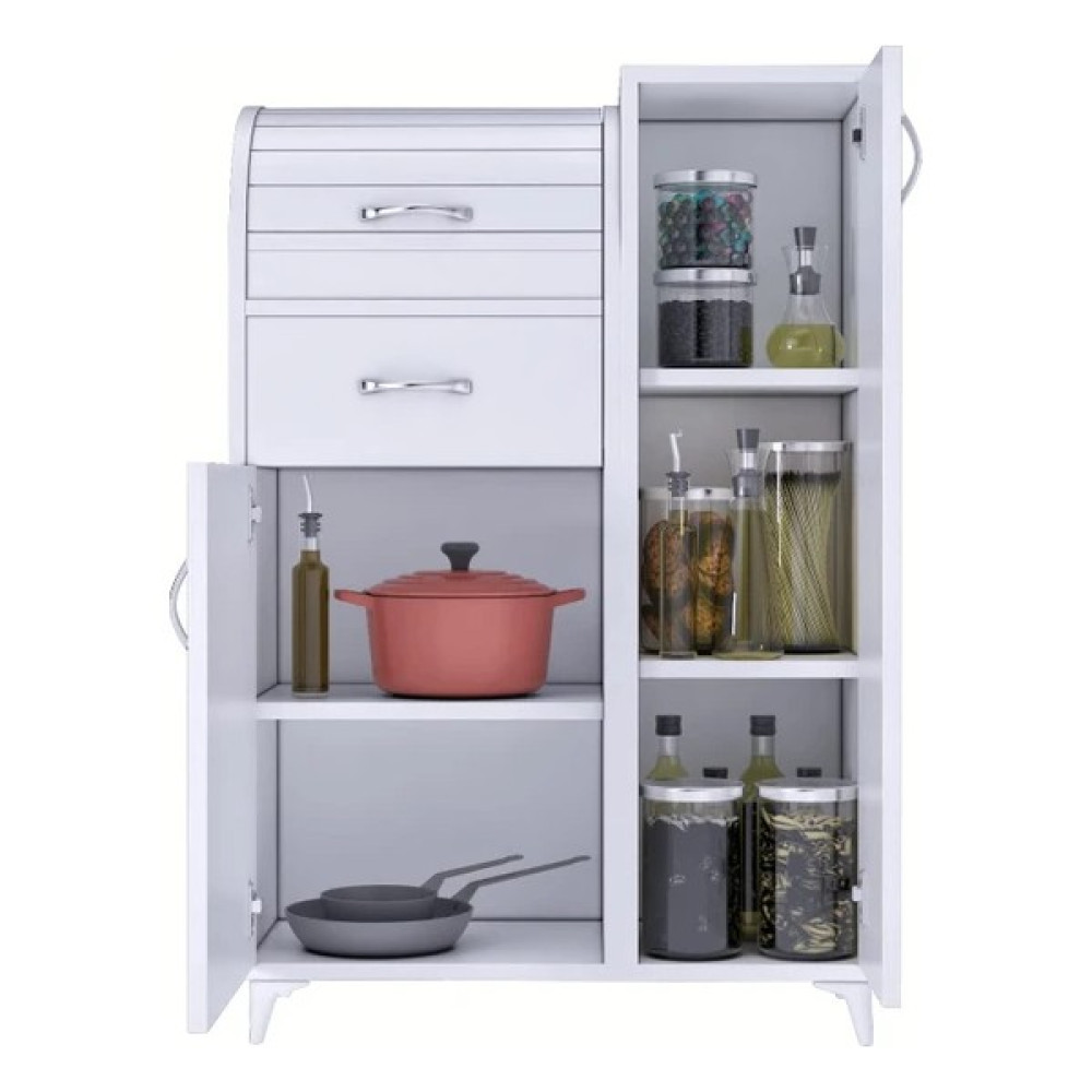 Baku Home Kiler Dolaplı Ekmeklik - Beyaz Mutfak Dolabı / Mobilyası Fiyatı