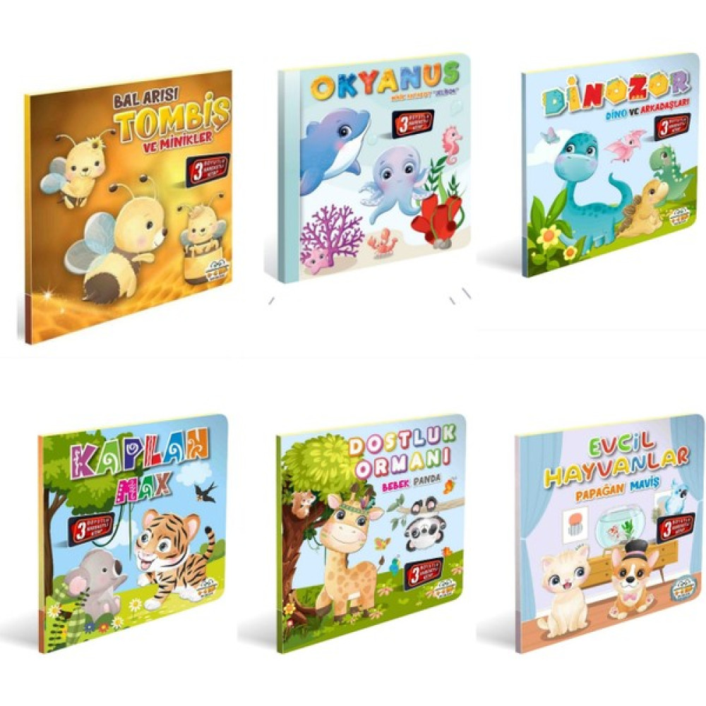 Bal Arısı Tombiş ve Minikler - Kaplan Max - Evcil Hayvanlar Papağan Maviş - Dostluk Ormanı Bebek Panda - Dinozor Dino ve Arkadaşları - Okyanus Mini... Okul Öncesi Eğitici & Öğretici Kitaplar Fiyatı