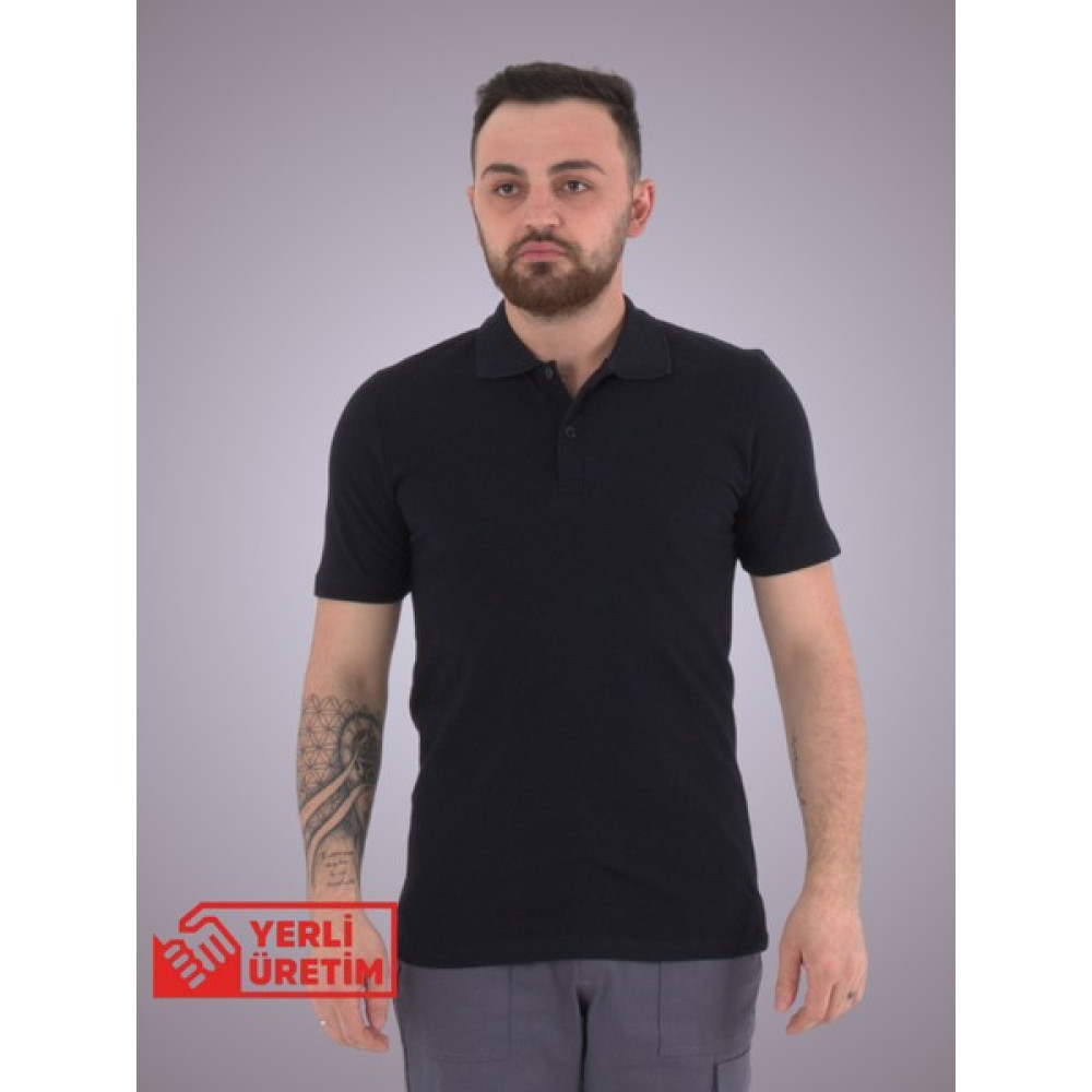 Bal Farm Erkek Siyah Pamuk Serin Tutan Regular/normal Kesim Polo Yaka T-Shirt Erkek T-shirt Fiyatı