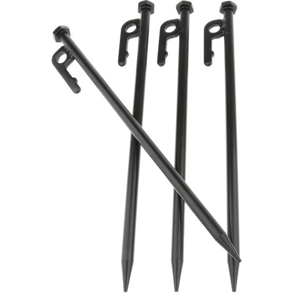 Bal-Kar 4 Adet 40 cm Transmisyon Demir Çadır Çivisi, Çadır Kazığı, Kaymaz Kancalı Kazık, Branda Çivisi Çadır Fiyatı