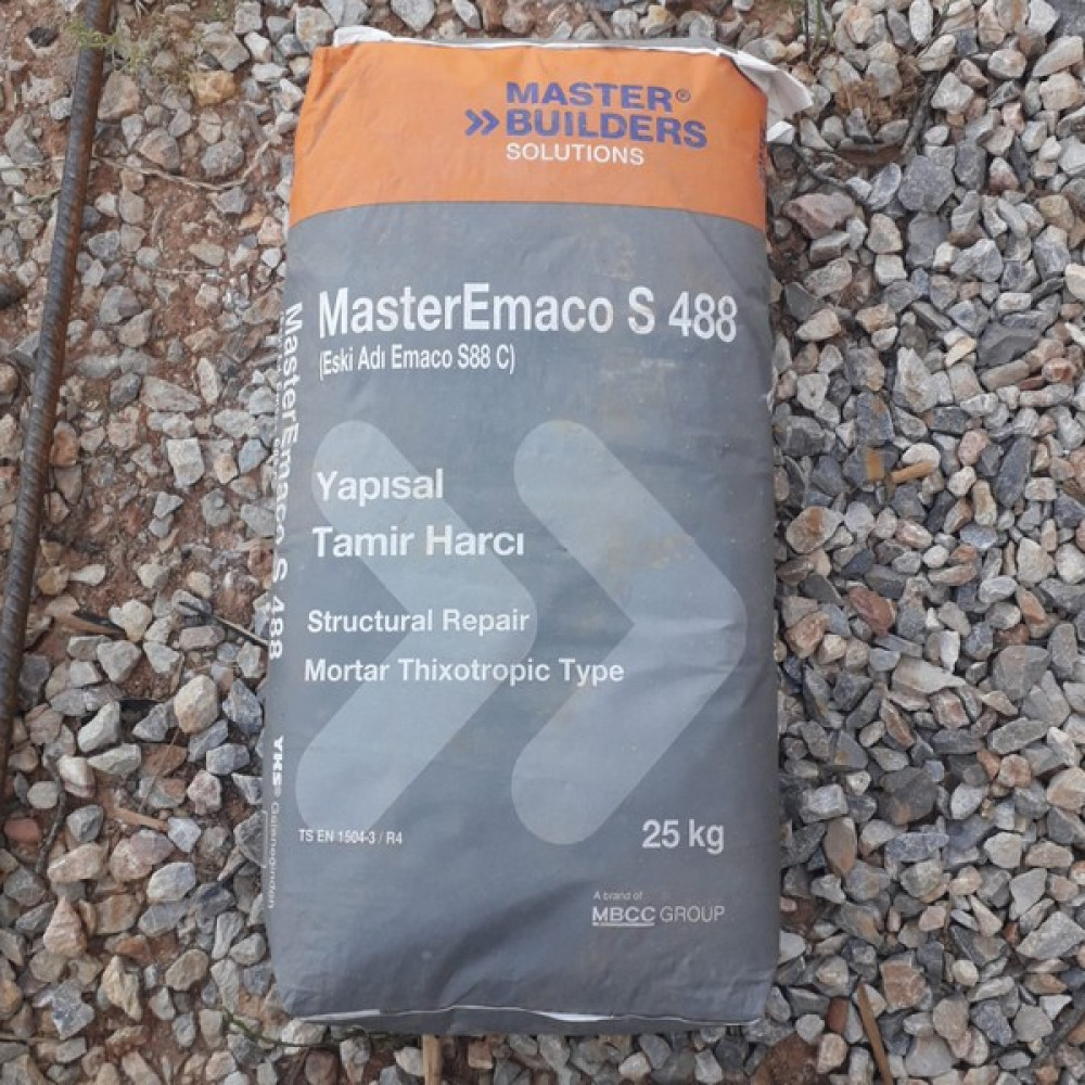 Bal-Kar Masteremaco S 488 Yapısal Tamir Harcı 25KG - 25 kg Dış Cephe Yalıtım Malzemeleri Fiyatı