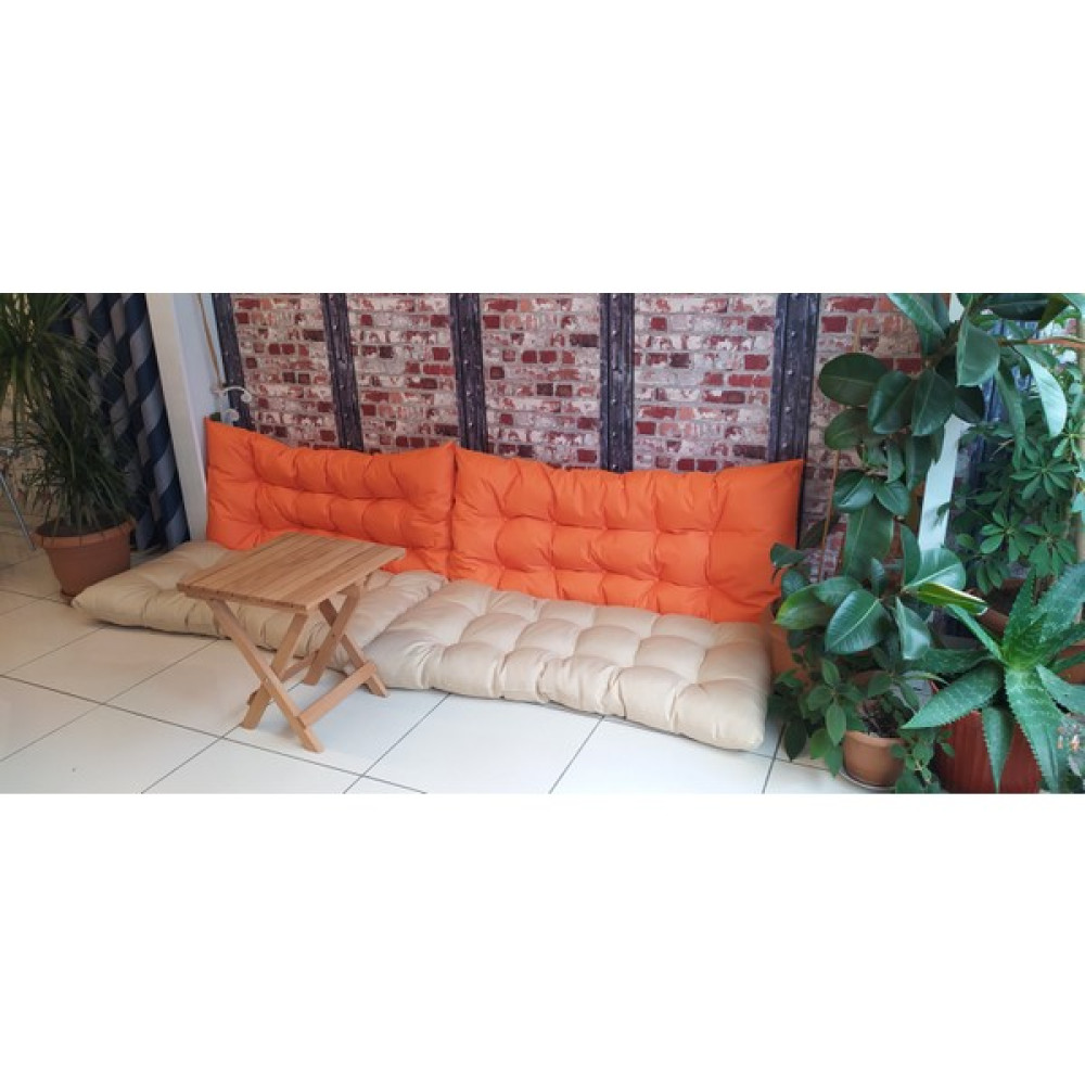 Bal-Kar Su Geçirmez Piknik Yer Minderi, Balkon, Avlu, Veranda Minderi, Dolgulu Palet Minderi, Kamp Minderi - 60 x 120 cm - Siyah Salon & Oturma Odası Tekstili Fiyatı