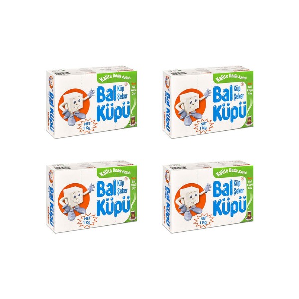 Bal Küpü 4'lü Küp Şeker 1 kg Özel Üretim Tatlandırıcı İçeriği ile Doğal ve Lezzetli Diğer Fiyatı