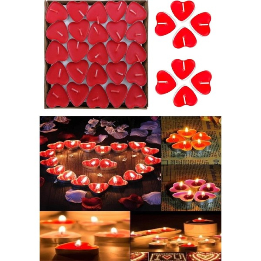 Bal10 Dünyası Kırmızı Kalpli Tealight Mum 50'li Oto Boyaları Fiyatı
