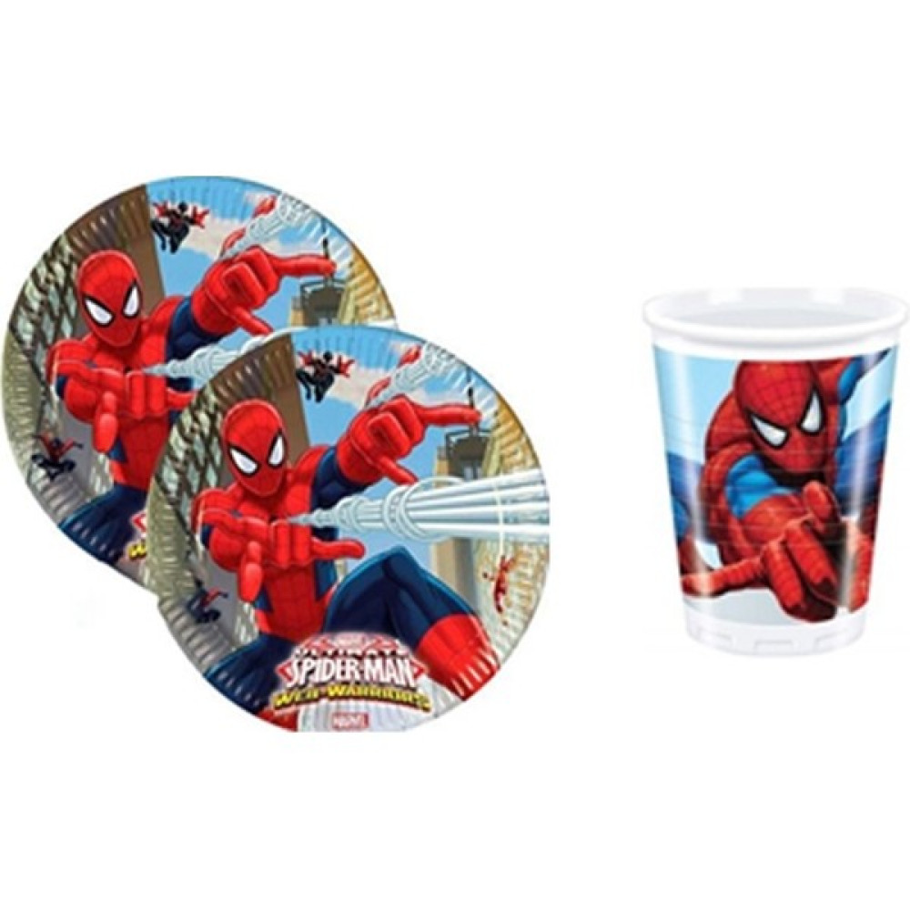 Bal10 Dünyası Spiderman Örümcek Adam Doğum Günü Tabak Bardak Seti 8 Kişilik Oyuncak Fiyatı