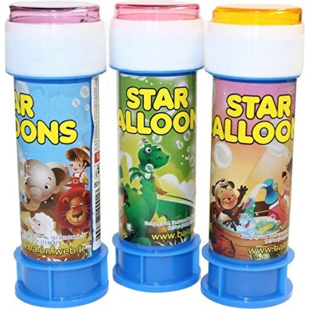Bal10 Dünyası Star Bubbles Mini Baloncuk Köpük Oyuncak 3 Adet Oyuncak Fiyatı