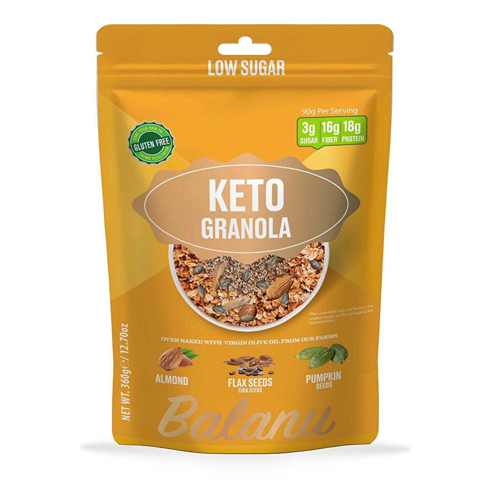 Balanu Glutensiz Keto Granola Hindistan Cevizi 360 g Diğer Fiyatı