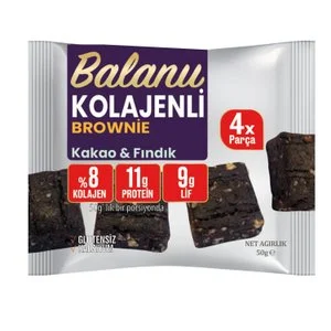 Balanu Kolajenli Browni Kakao&Fındık 50 g Diğer Fiyatı