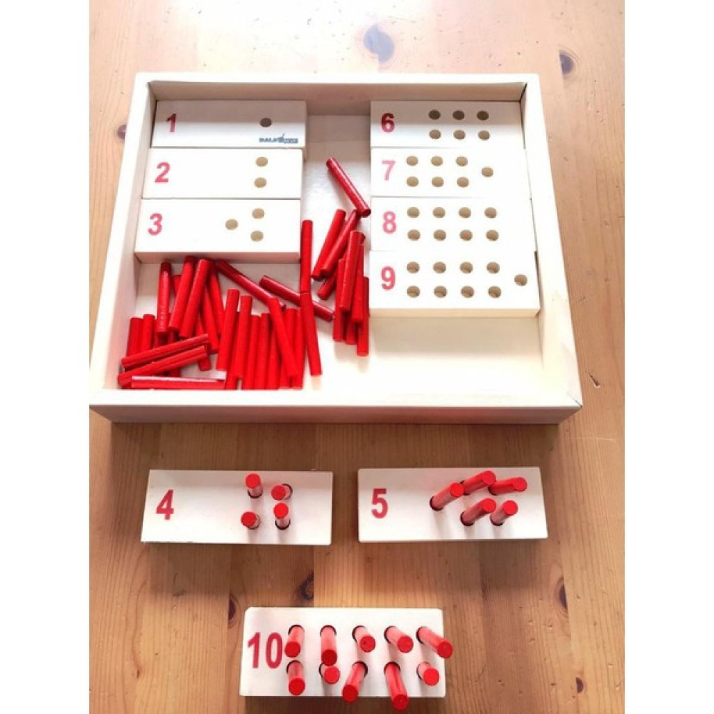 Balatoyz Montessori Kırmızı Sayı Çubukları Eğitici Oyuncak Fiyatı