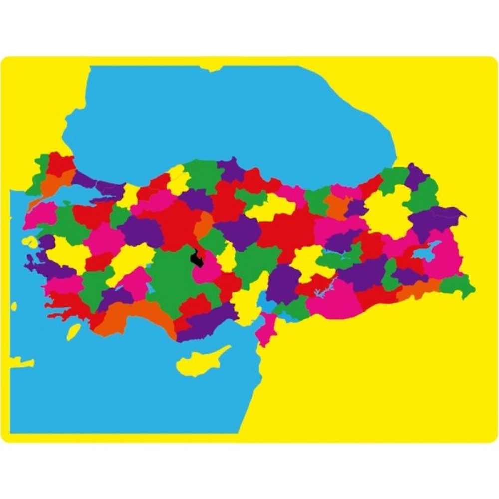 Balatoyz Montessori Türkiye Iller Haritası Puzzle Eğitici Oyuncak Fiyatı