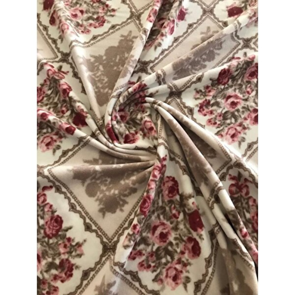 Balcı Raşlı Lüx Polar Kumaş - 190 cm - 100 cm - Kahve Kumaşlar Fiyatı