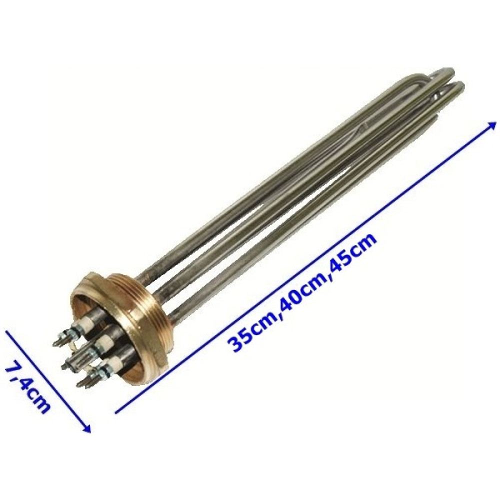 Balçık 2" Krom Kafalı Kazan Rezistansı TERMOSTATLI-30CM-3000WATT Oto Boyaları Fiyatı