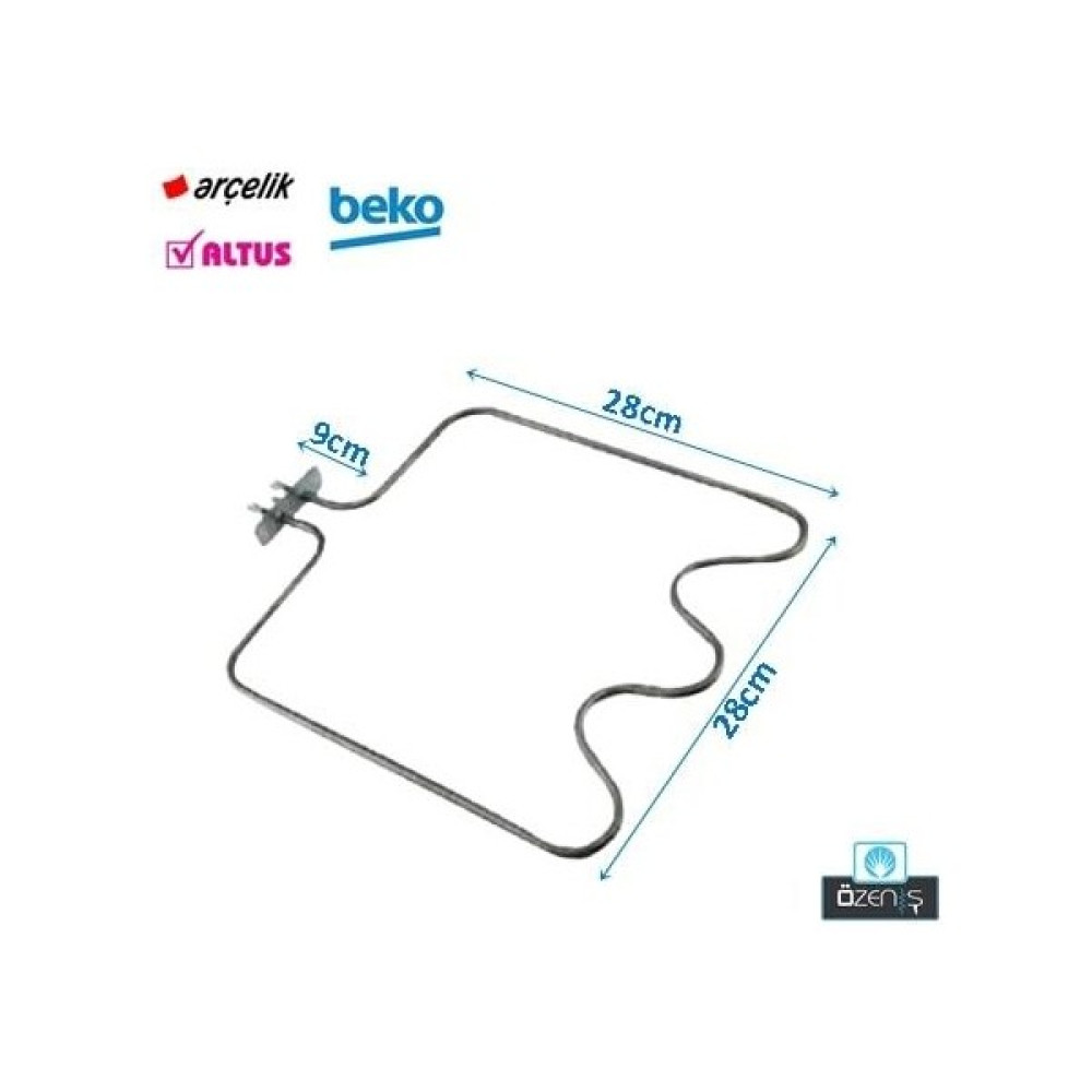 Balçık Arçelik-Beko-Altus-Simfer-Üst Fırın Rezistansı 1200 Watt Yedek Parça ve Aksesuar Fiyatı