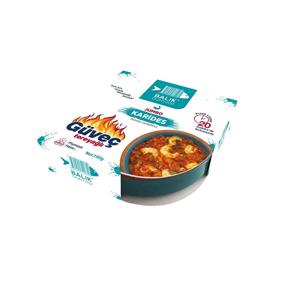 Balık Dünyası Güveç Jumbo Karides 190 g Deniz Ürünü Fiyatı