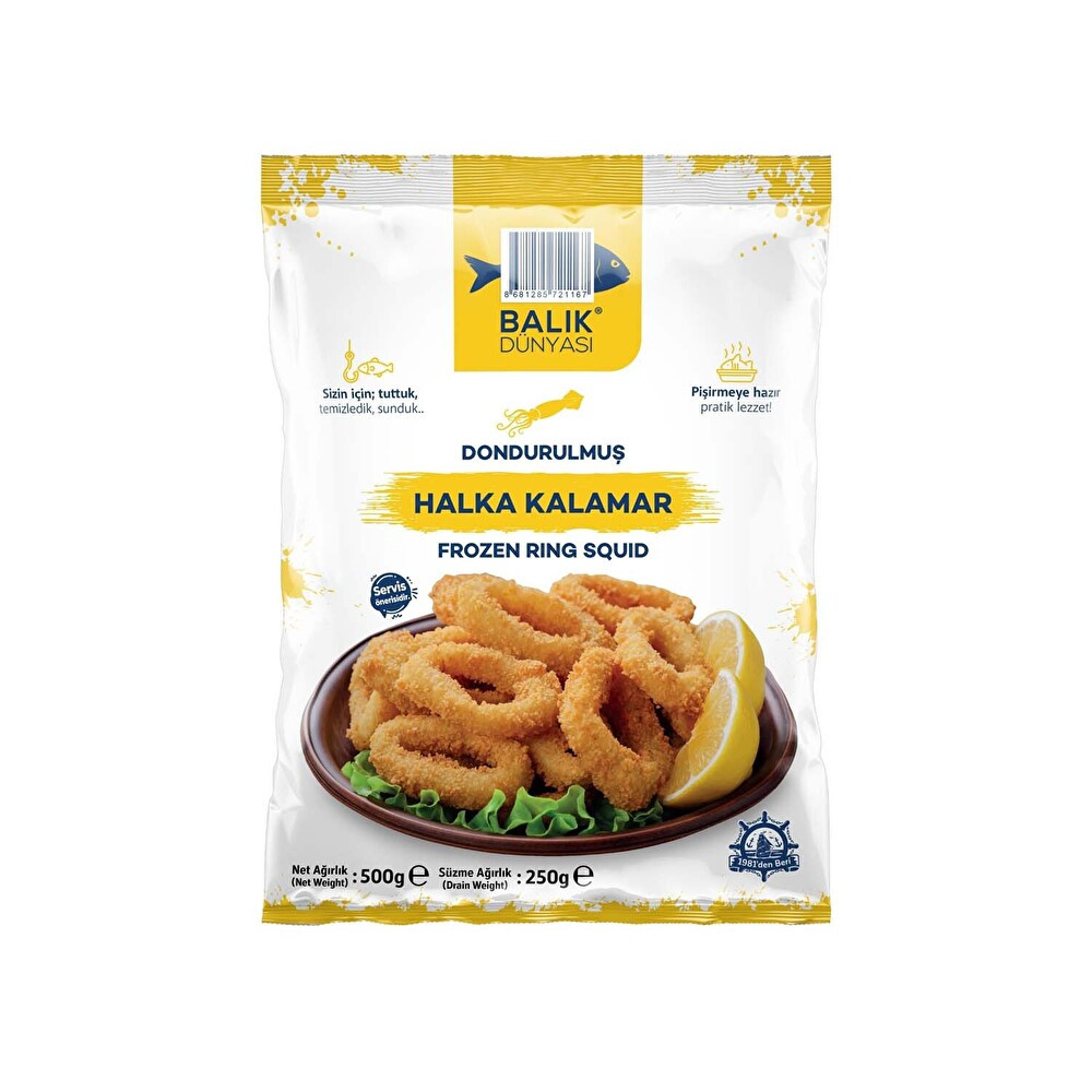 Balık Dünyası Halka Kalamar 500 g Deniz Ürünü Fiyatı