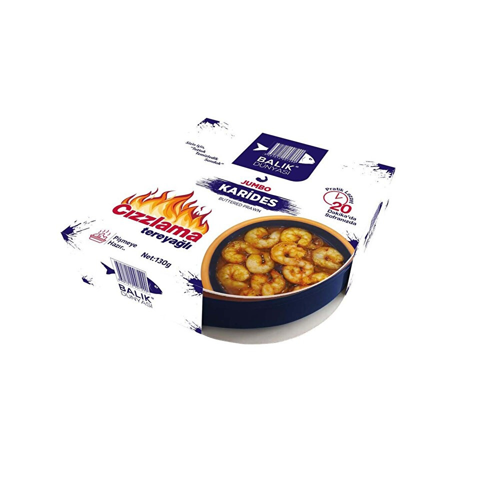 Balık Dünyası Jumbo Karides Cızlama 130 g Deniz Ürünü Fiyatı