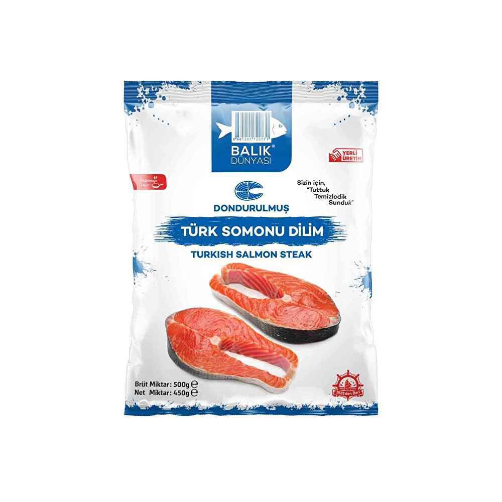 Balık Dünyası Yerli Türk Somonu Dilim 500 g Deniz Ürünü Fiyatı