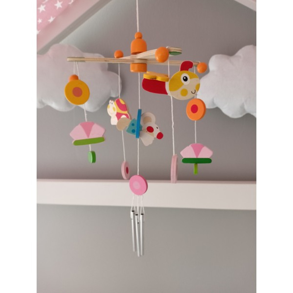 Balık Hediyelik Bebek Beşik Süsü Dönence –organik Dekorasyon MONTESSORİ-2001 Bebek Oyuncakları Fiyatı