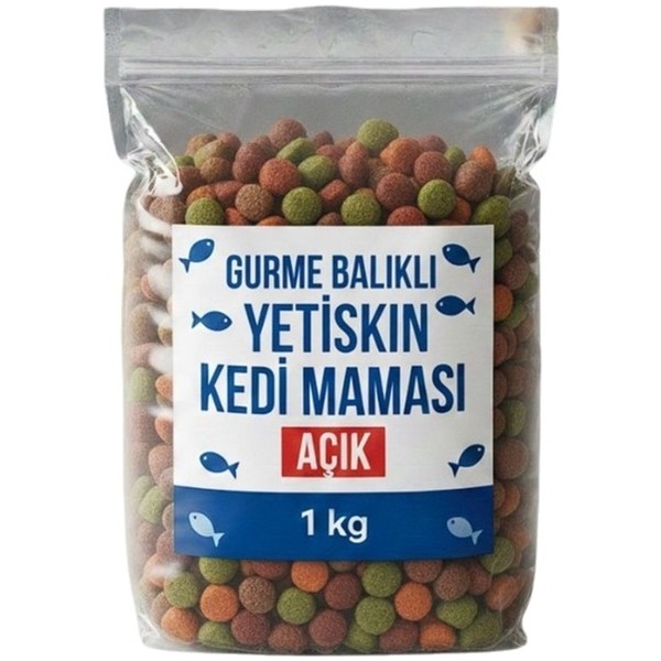 Balıklı Açık Kedi Maması – Sokak Hayvanları Için Ekonomik ve Besleyici Çözüm - 1 kg - Gurme Evcil Hayvan Ürünleri Fiyatı