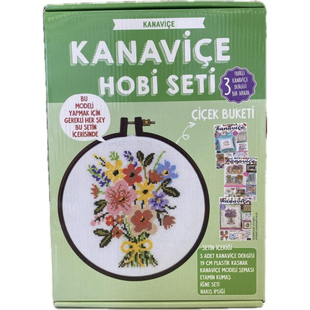 Balım Örgü Evi Kanaviçe Dergisi 3farklı Sayı ve Kanaviçe Nakışı Kiti Çiçek Buketi Hobi Seti Tüm Malzemeler Ile Oyun & Hobi Fiyatı