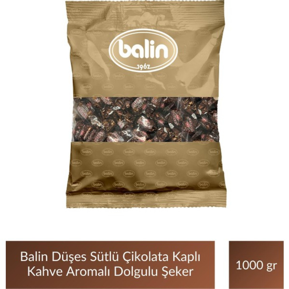 Balin Düşes Çikolata Kaplı Kahve Aromalı Sert Şeker 1000 gr - 1 kg Diğer Fiyatı