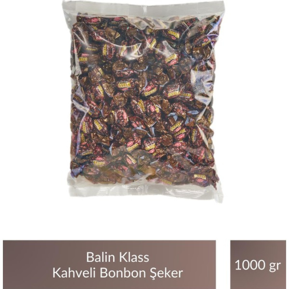 Balin Poşet Klass Kahveli Bonbon Şeker 1000 gr - 1 kg Diğer Fiyatı