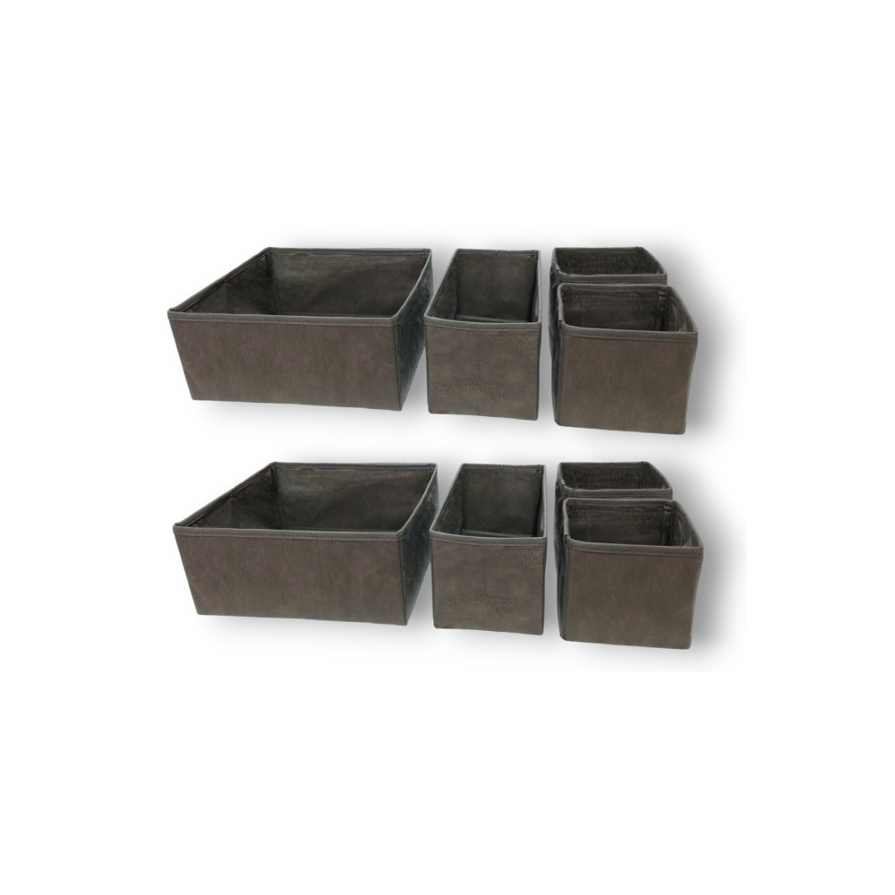 Balkan Room Antrasit 8li Çekmece Içi Düzenleyici Organizer Set - Çok Amaçlı Dolap Içi Kutu Seti Dolap İçi Düzenleyici Fiyatı