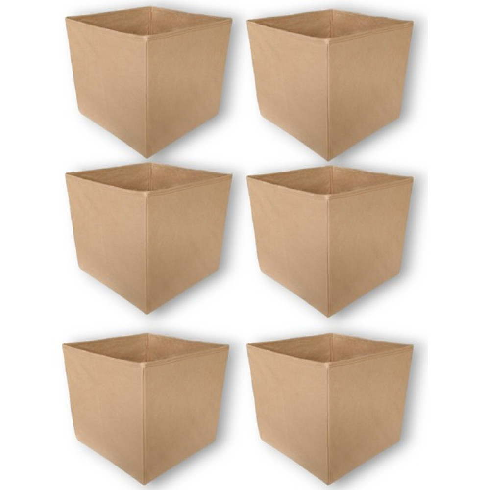 Balkan Room Bej 6 Adet Çok Amaçlı Dolap Içi Düzenleyici Dekoratif Saklama Kutusu Raf Organizer Large 30 x 30 x 30 cm Eşya Saklama Kutusu Fiyatı