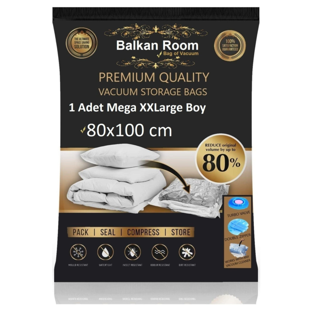 Balkan Room Vakum Hurcu 80 X 100 Vakumlu Hurç Mega Xxlarge Boy Vakumlu Poşet Hurç Fiyatı