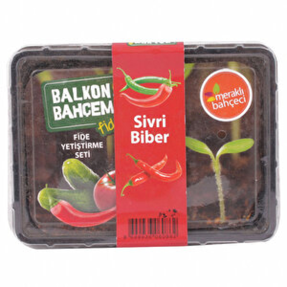 Balkon Bahçem Fidelik Biber Tohum Fiyatı
