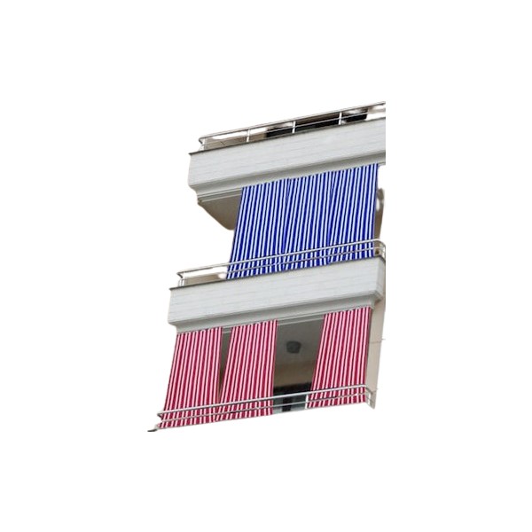 Balkon Perdesi Branda Kumaşı-Yağmur Geçirmez-Kalın-Bağcıklı-Düğmeli - 260 x 260 cm - Mavi Perde Fiyatı