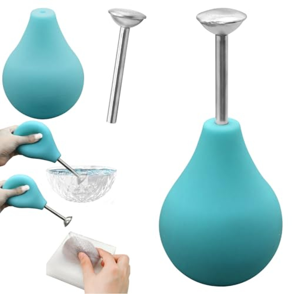 Ball Sprinkler for Wet Felting Tools, Ball Brauser Sprinkler for Wet Felting Supplies, Removable Felting Wool Sprinkler Tool, Silicone Ball Nozzle Needle Felting Tools for Wet Felting Kit (Green)