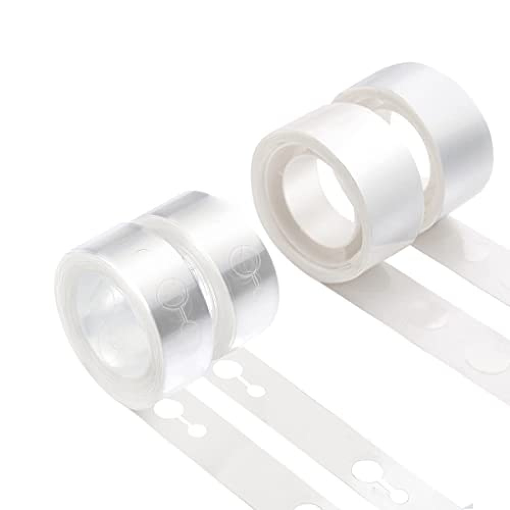 Balloon Arch Decorating Kit - 2 Rolls Tape Strips and Glue Dots for Garlands, Party and Wedding Decorations