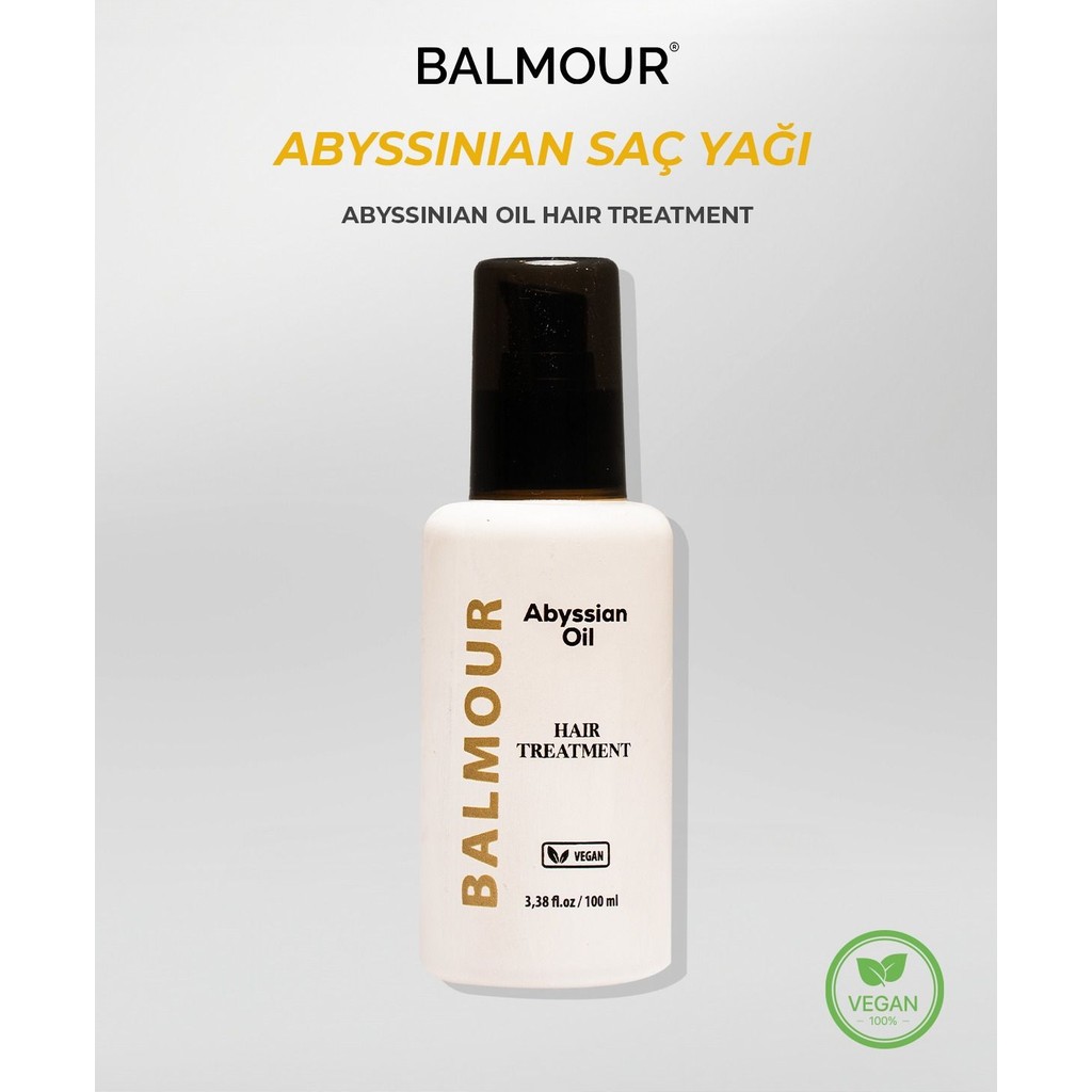 Balmour 100 ml Abyssinian Saç Bakımı ve Parfümü Nemlendirici Etkili Vegan Ürün Diğer Fiyatı
