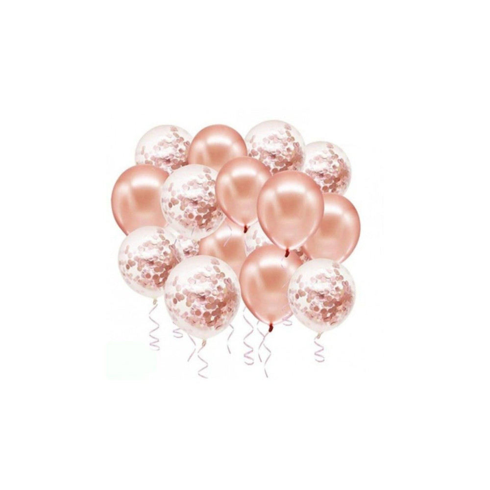 BalonEvi Rose Gold Konfetili Balon Seti 0 Adet Yaş Günü & Parti Fiyatı