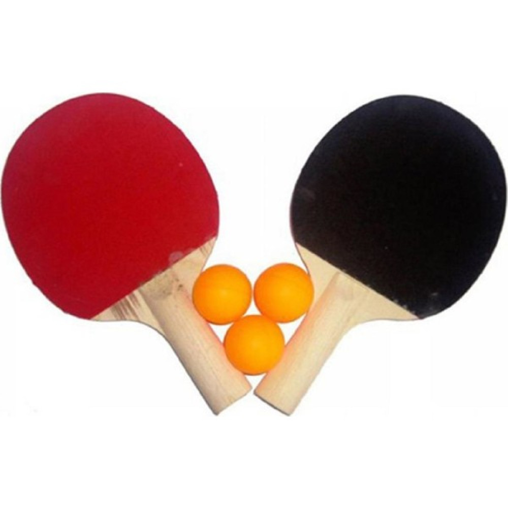 Balonpark 2 Adet Ahşap Masa Tenisi Raketi ve 3 Adet Top Pinpon Seti Tenis & Badminton Fiyatı