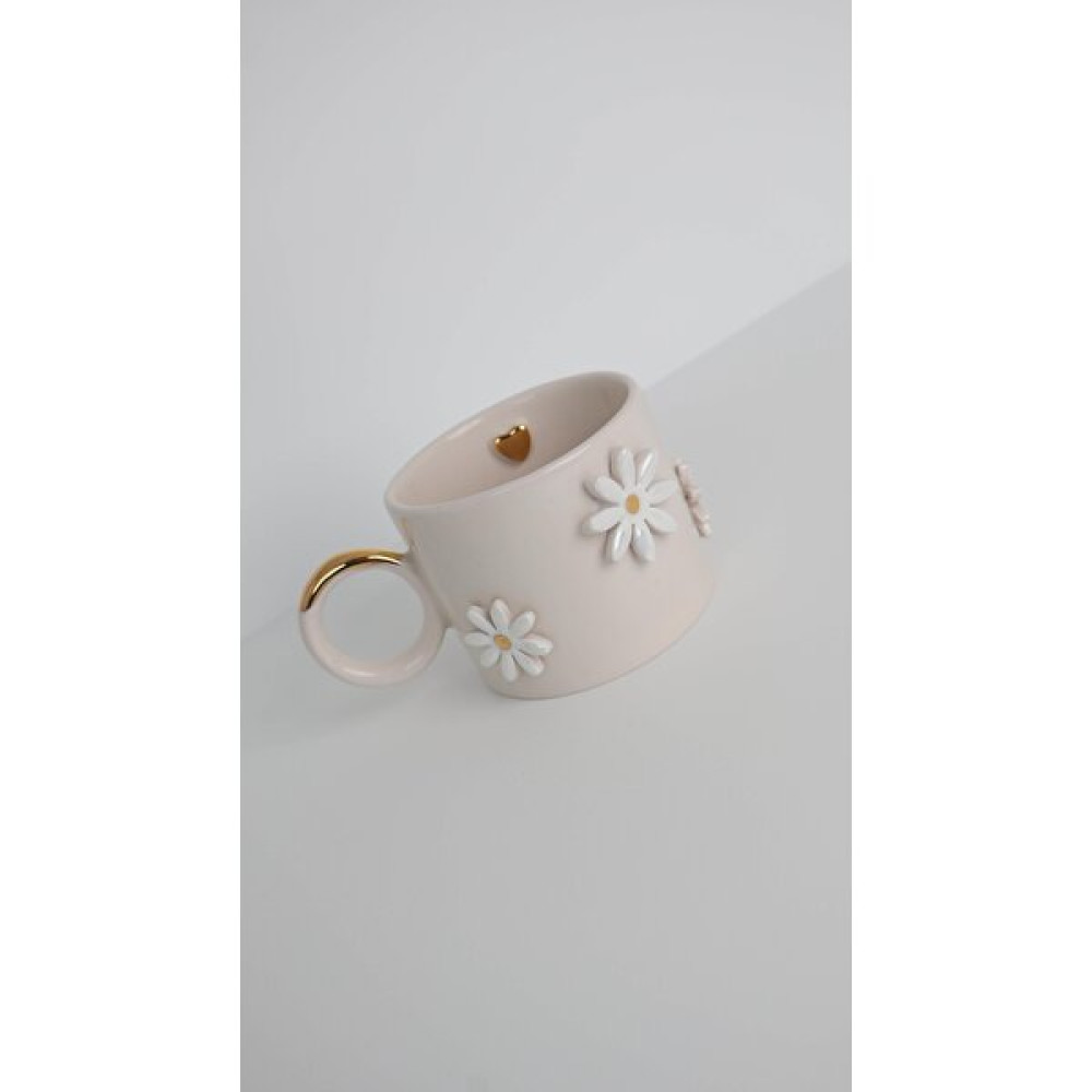 Balooun Atelier Daisy (White) Fincan - Beyaz Fincan / Bardak / Kahve Takımı Fiyatı