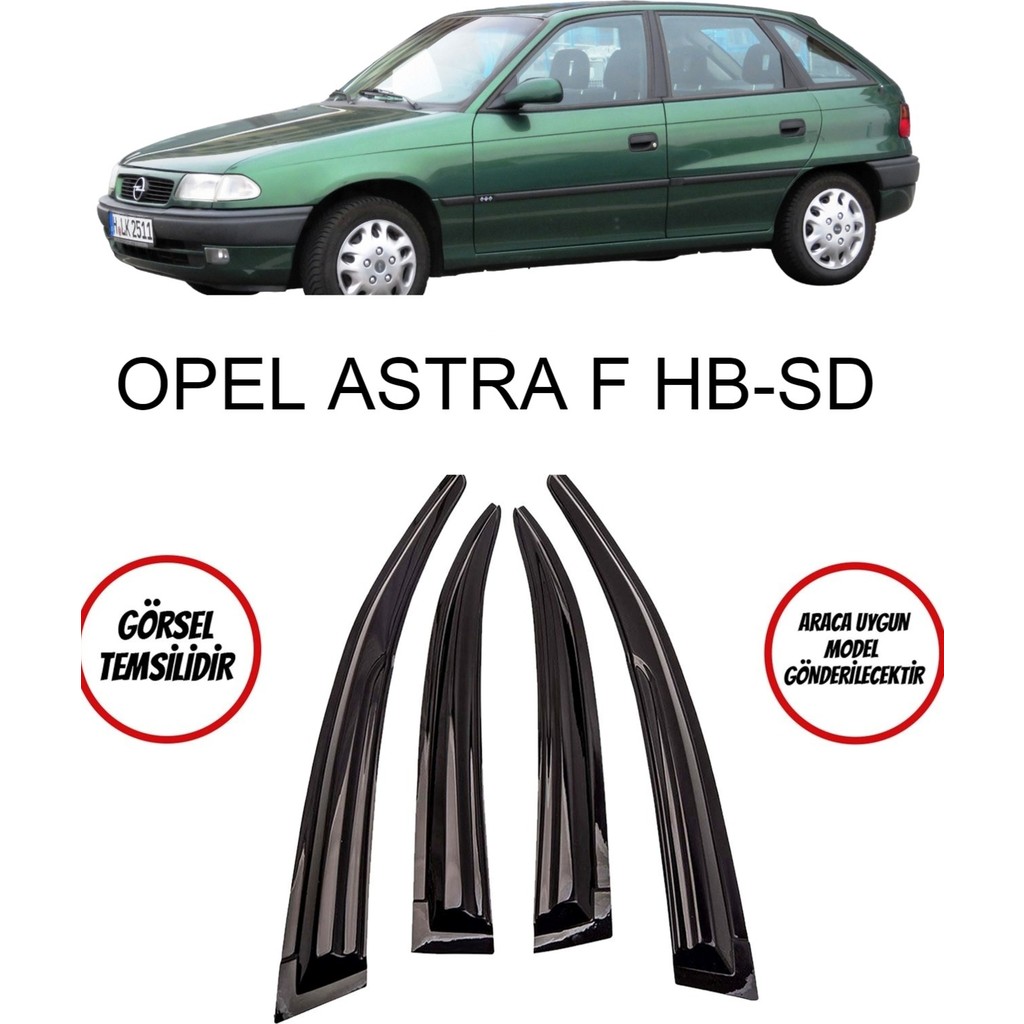 Balp Opel Astra F Cam Rüzgarlığı 4'lü 1991 - 1997 Arası Oto Rüzgarlıkları Fiyatı