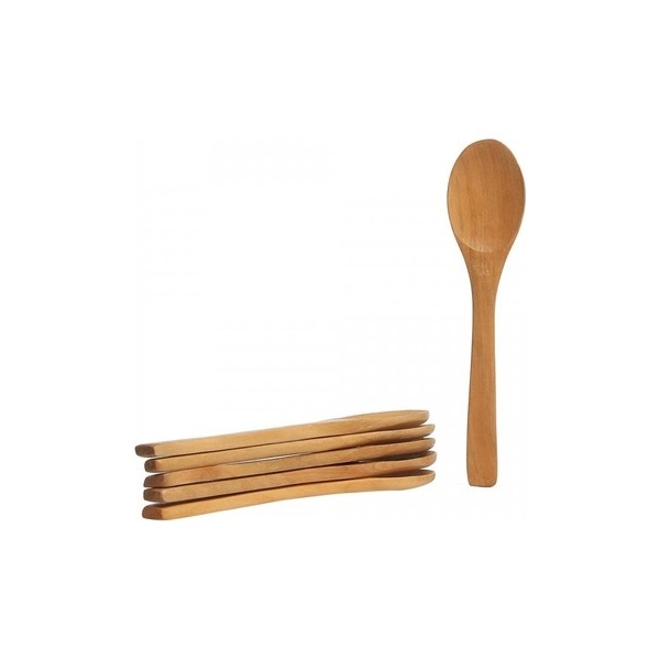 Balsa Ahşap 6'lı Tatlı Kaşığı - Bej Pratik Mutfak Gereçleri Fiyatı
