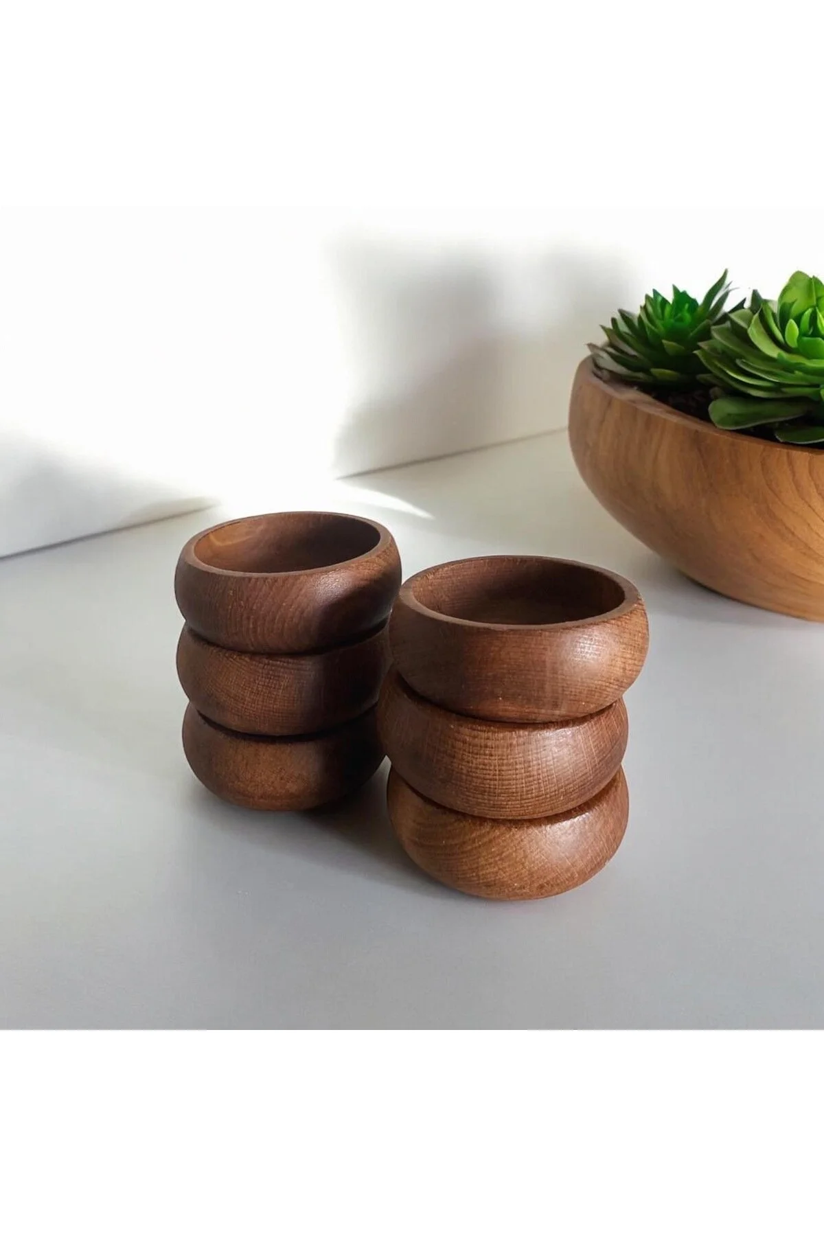 BALSA Ahşap Yuvarlak 6 Adet Kase Çerezlik 9 Cm Çap" Kase Fiyatı